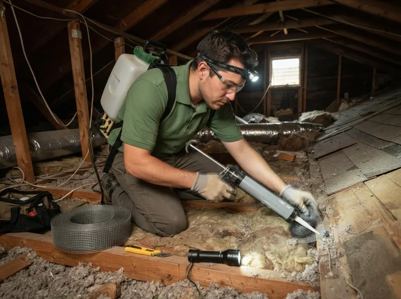 Attic Rodent Exclusion and Sanitization in Riverside, CA